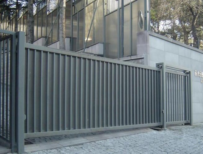 Rail Iron Sliding Door