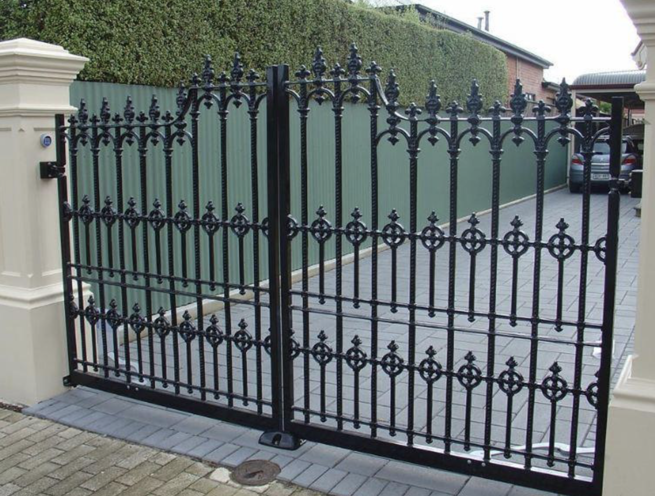 Wrought Iron Swing Gate Door