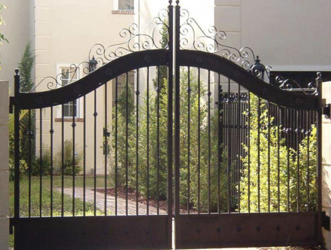 Wrought Iron Swing Gate Door - Image 6