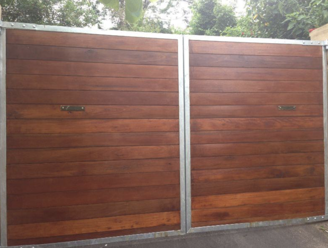 Wooden Automatic Swing Gate - Image 3