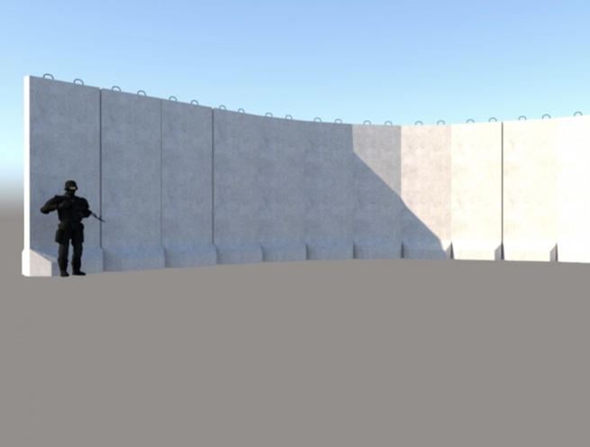 T-Wall Ballistic Explosion Proof Mobile Concrete Wall - Image 4