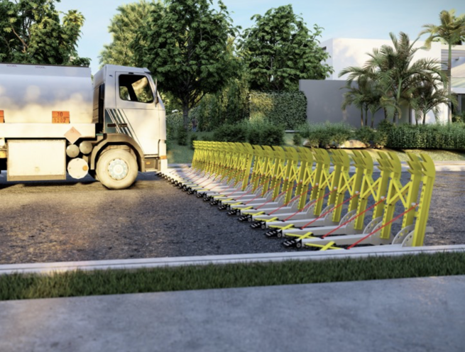 Manual Portable Wedge Barricade Barrier - Image 4