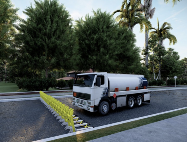 Manual Portable Wedge Barricade Barrier - Image 6