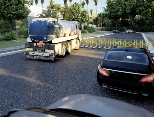 Manual Portable Wedge Barricade Barrier - Image 5