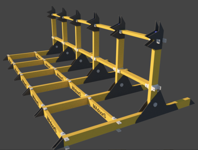 Manual Wheeled Road Blocker Portable Barrier Systems - Image 3