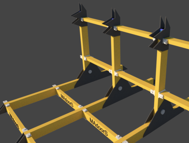 Manual Wheeled Road Blocker Portable Barrier Systems - Image 4