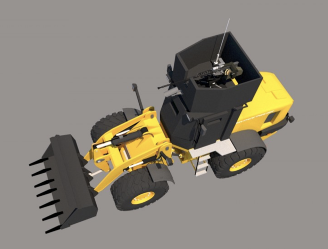 Remote Control Armored Bulldozer, Caterpillar, JCB - Image 5