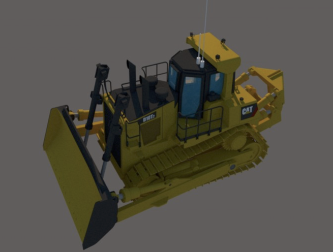 Remote Control Armored Bulldozer, Caterpillar, JCB - Image 8