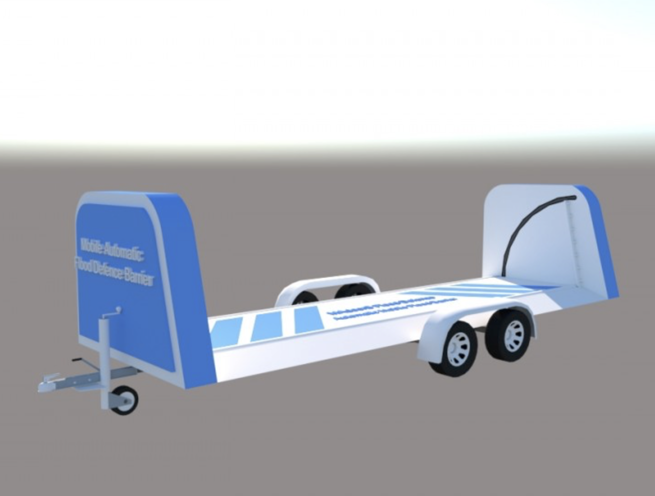 Automatic Surface Mounted Mobile Flood Barrier Gate - Image 4