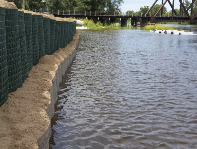 Kumkoy Basket Flood Defence Barrier
