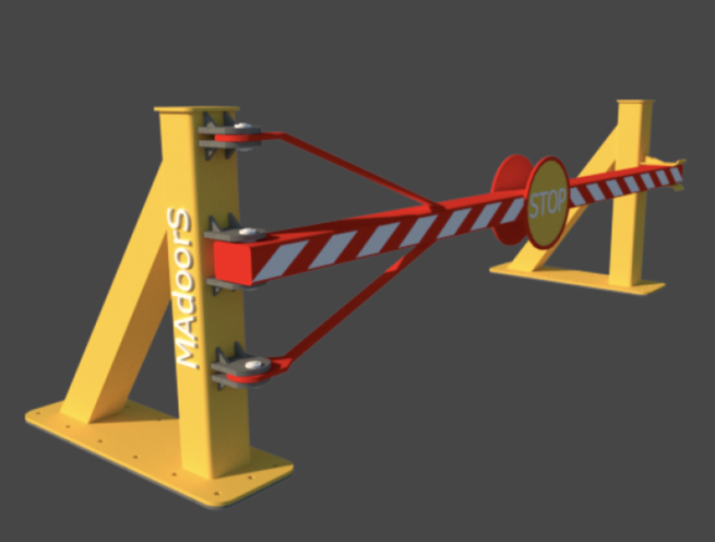 Non-motorized And Automatic Circular Swing Arm - Beam Barrier - Image 4