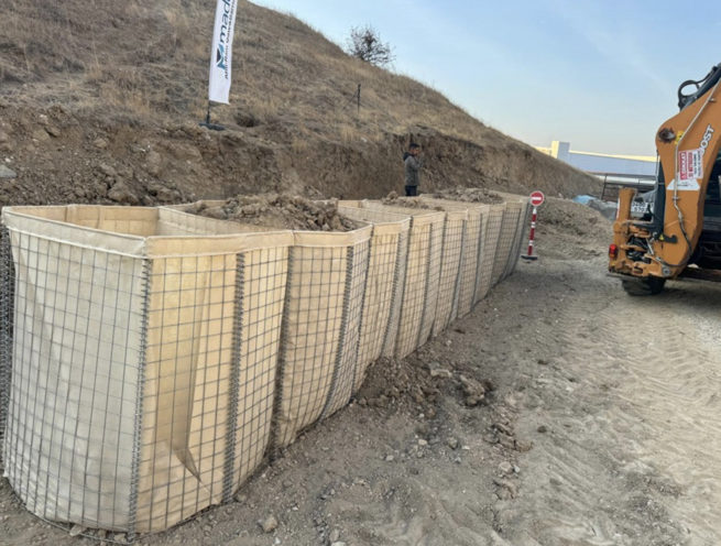 Recoverable Unit Gabion Basket Defence Wall Barrier - Image 2