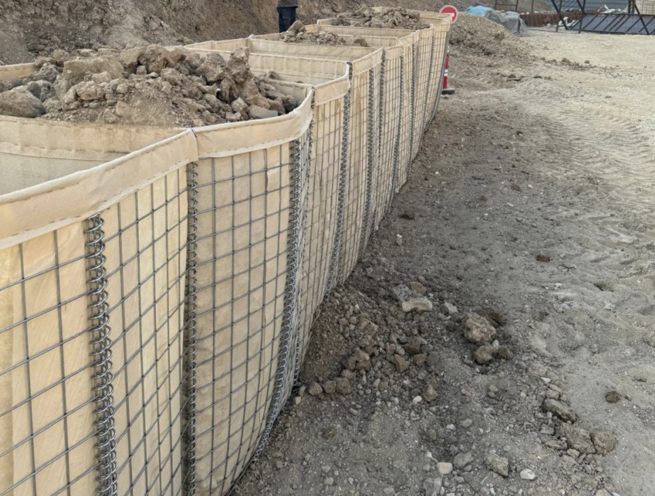 Recoverable Unit Gabion Basket Defence Wall Barrier - Image 3